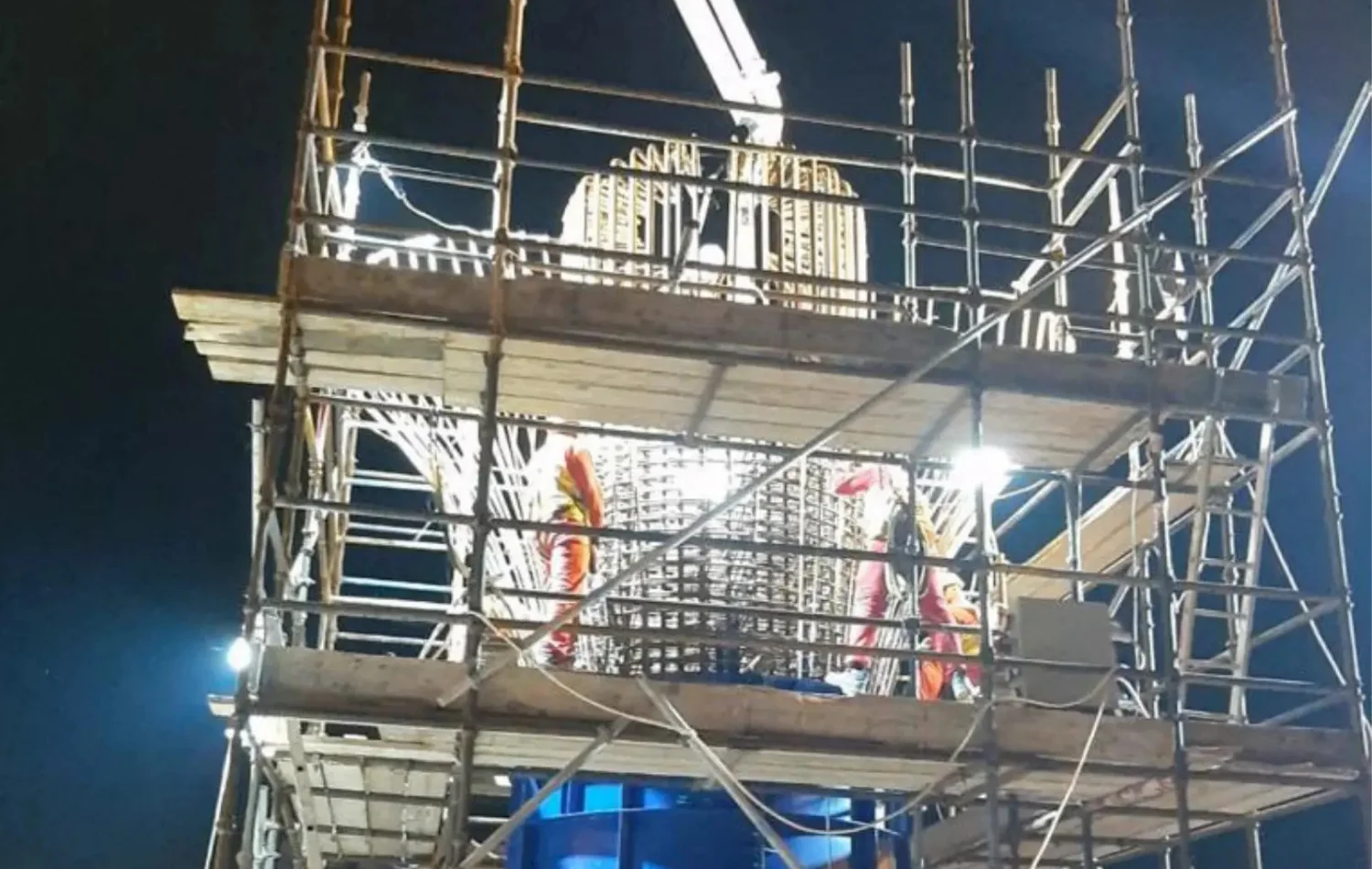 Concrete Casting for Pier and Pier Cap